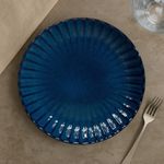 Plato para Cena Azul Tornasol