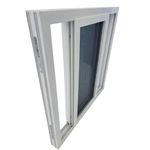 Ventana PVC Blanca S80+ Corredera Vidrio Low E 100x100 Cm