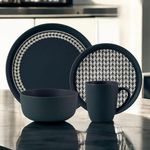 Vajilla Vania Gris Oscuro 16 Pzas