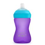 Vaso con Pajilla Antiderrames 12 Onzas