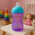 Vaso con Pajilla Antiderrames 12 Onzas