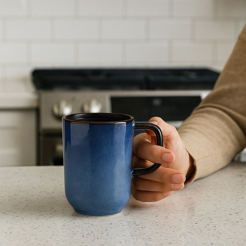 Taza Xisto Azul de 14 Oz