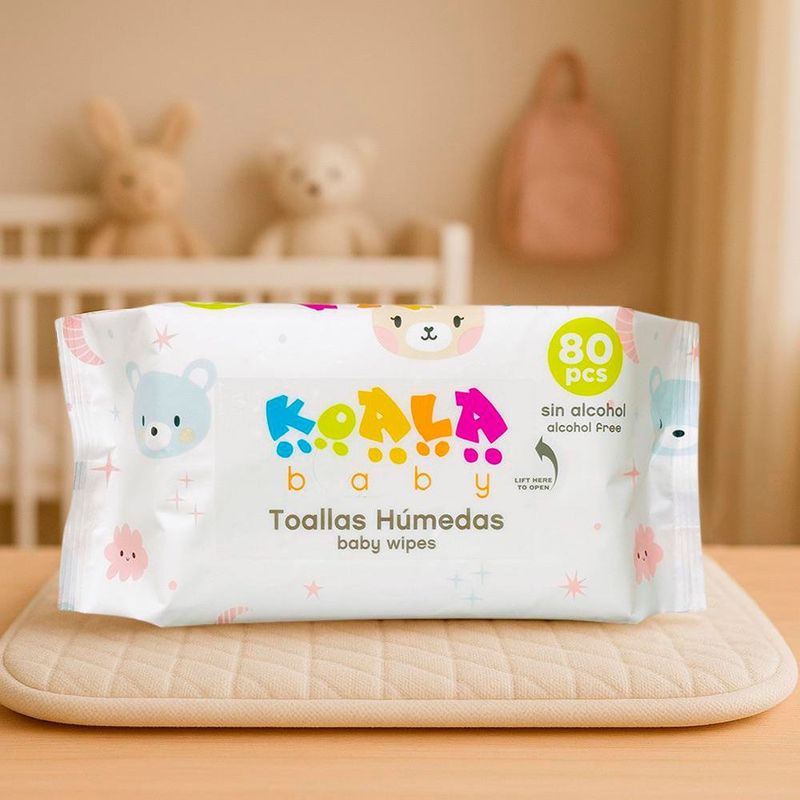 Toallitas Húmedas con Aloe Vera 80 Pzas