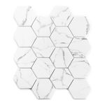Malla Hexagonal Blanca 28.1 x 32.5 Cm