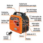 Generador Eléctrico a Gasolina 2200 W