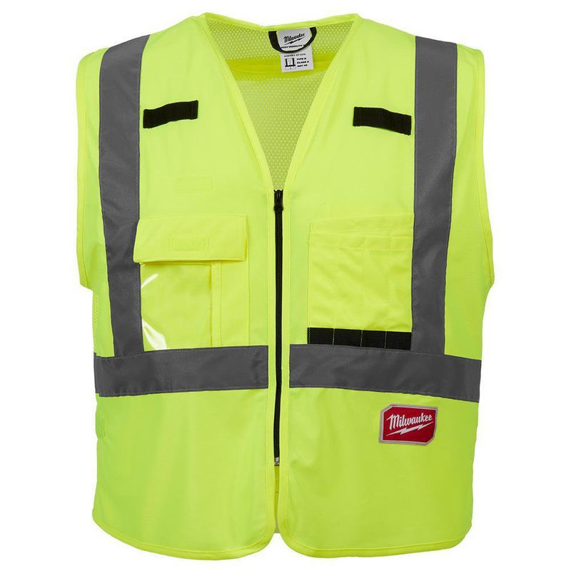 Chaleco De Seguridad Cintas Dobles Amarillo L/Xl - Milwaukee Electric