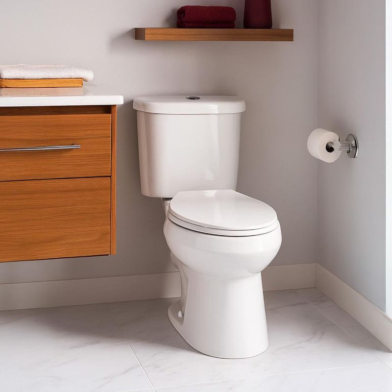 Sanitario Asiento Elongado Innovo Blanco Brillante - Oakbrook