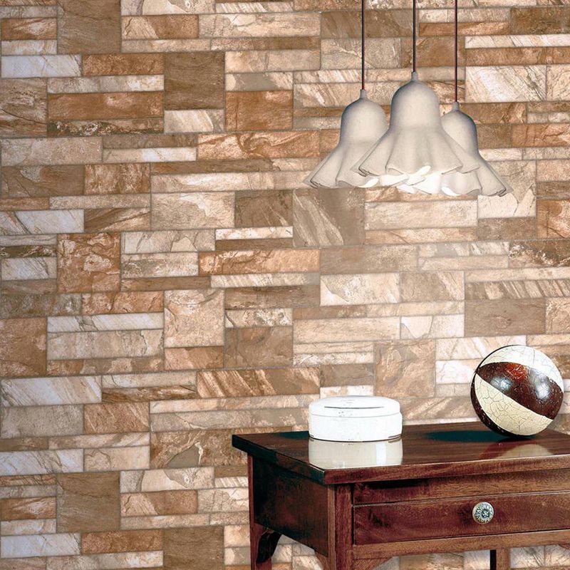 Revestimiento tipo Piedra Elda Cobre 36x50 Cm
