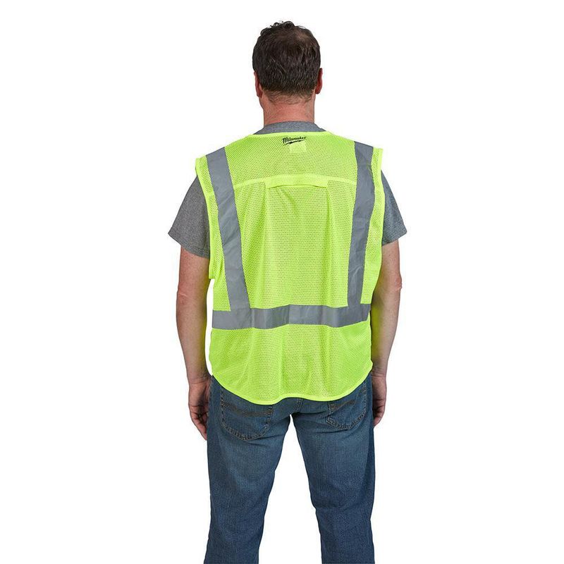 Chaleco De Seguridad Cintas Dobles Amarillo L/Xl - Milwaukee Electric