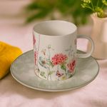 Set de Taza con Platillo Porcelana 90 Ml