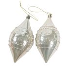 Set de 2 Bombas Plateadas Champagne 13Cm