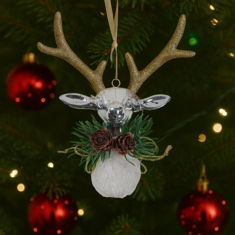 Cabeza Reno Decorada