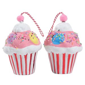 Set de 2 Adornos Cupcakes 8 Cm