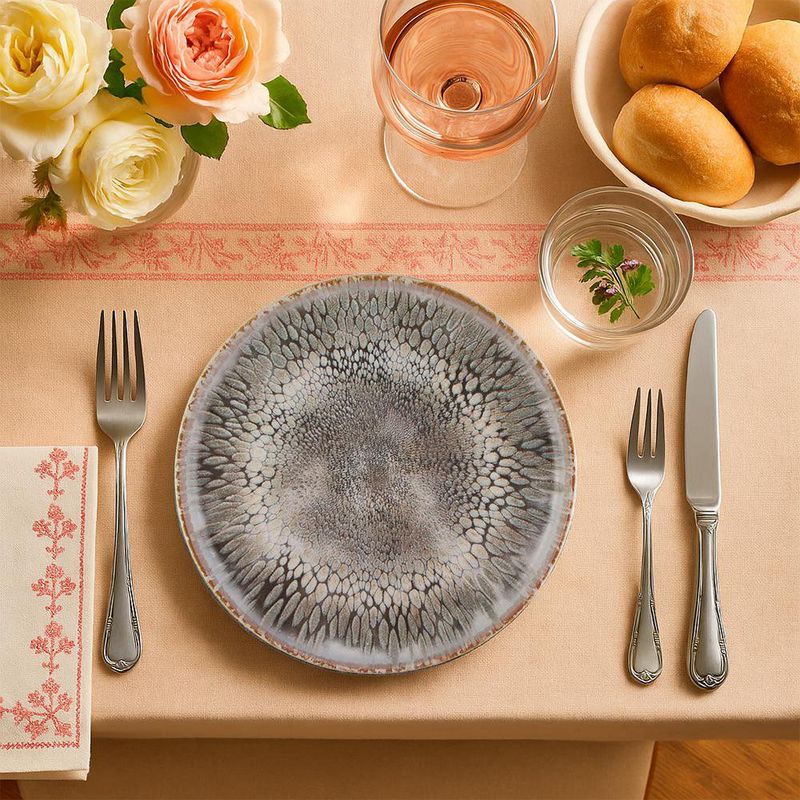 Plato para Cena Gris Frost