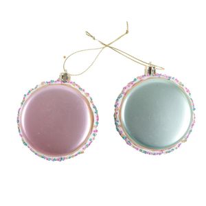 Set 2 Macarons Decorativos 7 Cm