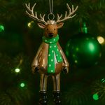 Set 2 Renos Decorativos 12 Cm