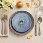 Plato para Cena Azul Tornado