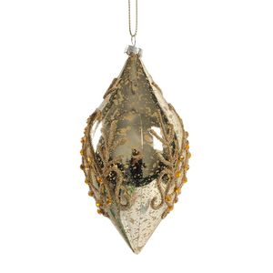 Bomba Decorativa 13 Cm Dorada con Detalles