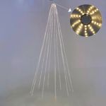 Serie Tipo Cascada con Transformador de 1000 Luces