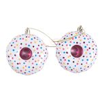 Adorno Donas 8 Cm Blanco