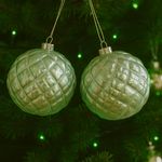 Set 2 Bombas 10 cm Menta