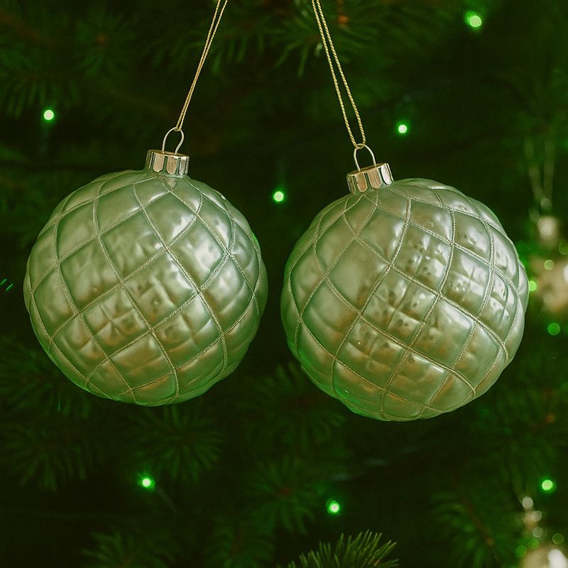 Set 2 Bombas 10 cm Menta