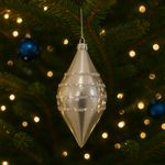 Set de 2 Bombas Plateadas Champagne 13Cm