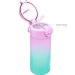 Vaso Entrenador con Pajilla Rosa Degradé