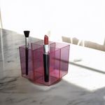 Organizador de Cosméticos Cuadrado Rosa Viva