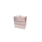 Organizador de Cosméticos Rosa con Dorado Viva