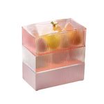 Organizador de Cosméticos Rosa con Dorado Viva
