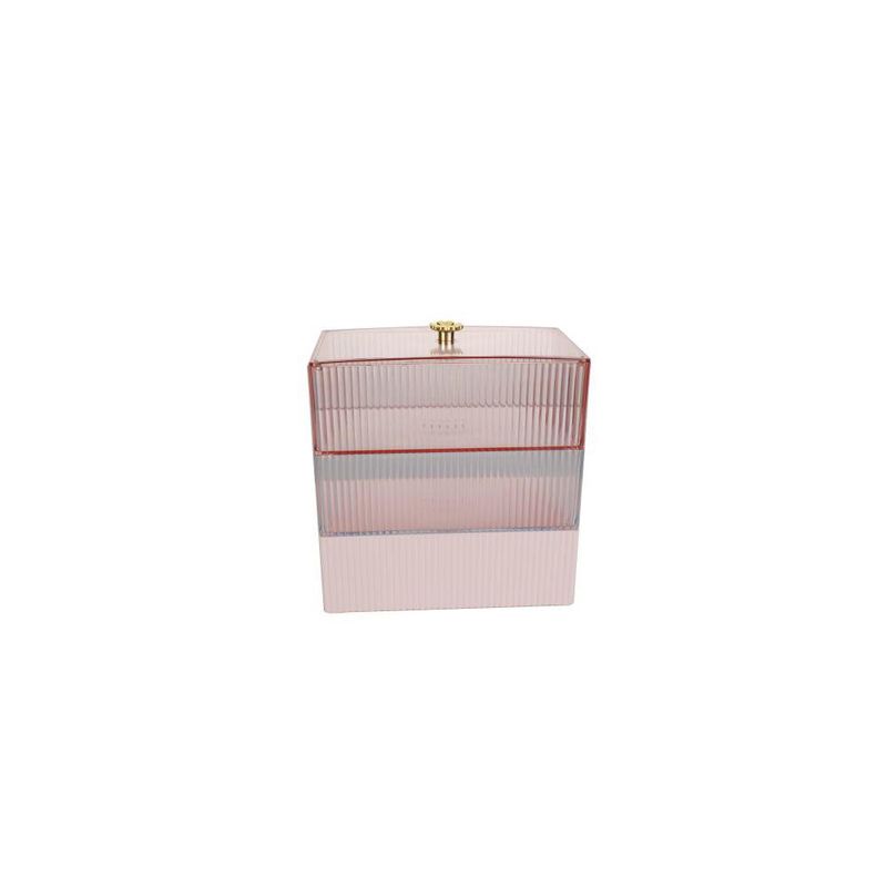 Organizador de Cosméticos Rosa con Dorado Viva