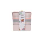 Organizador de Cosméticos Rosa con Dorado Viva