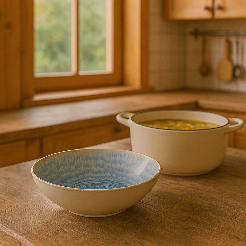 Plato para Sopa Frost Azul