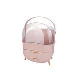 Cosmetiquera Portátil Rosa Viva