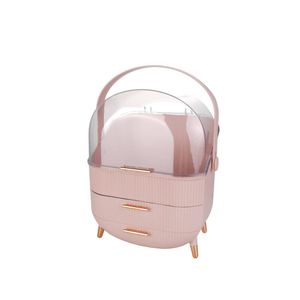 Cosmetiquera Portátil Rosa Viva