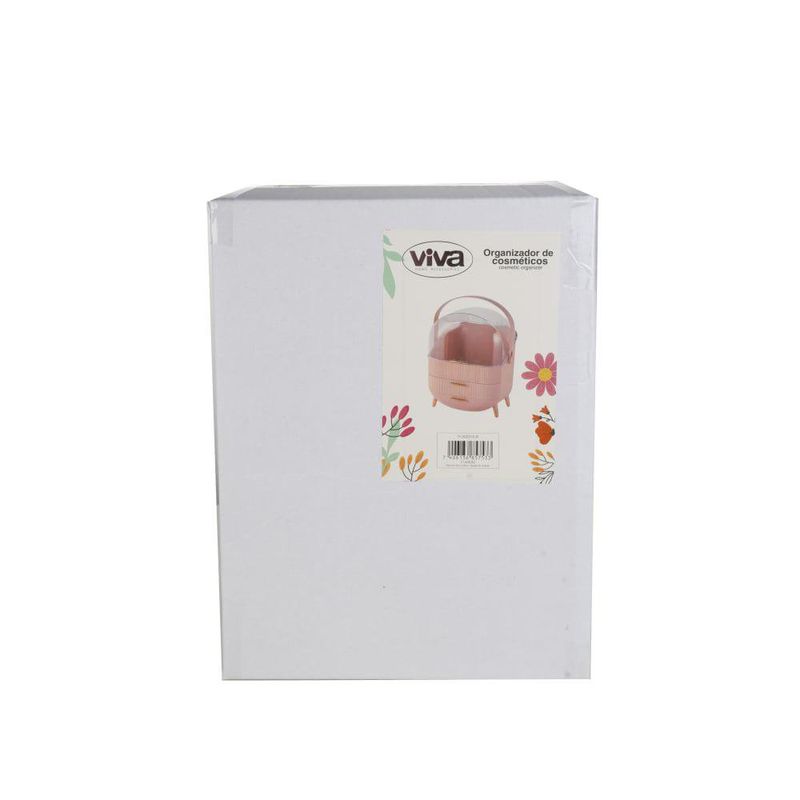 Cosmetiquera Portátil Rosa Viva