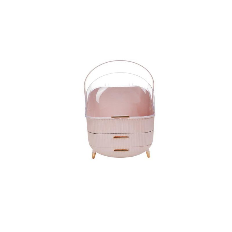 Cosmetiquera Portátil Rosa Viva