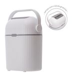 Basurero Antiolor Blanco 14 L