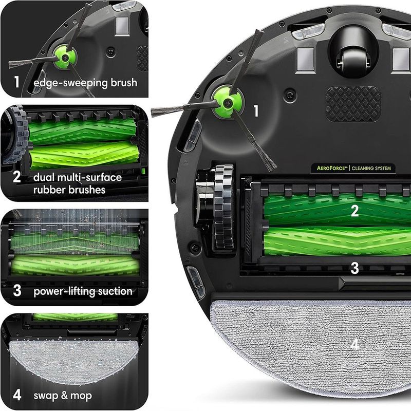 Robot Aspiradora Roomba i5+ iRobot 2 en 1