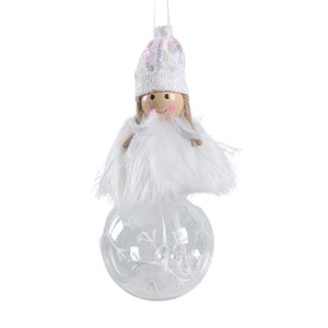 Bomba Diseño Angel Transparente Blanca