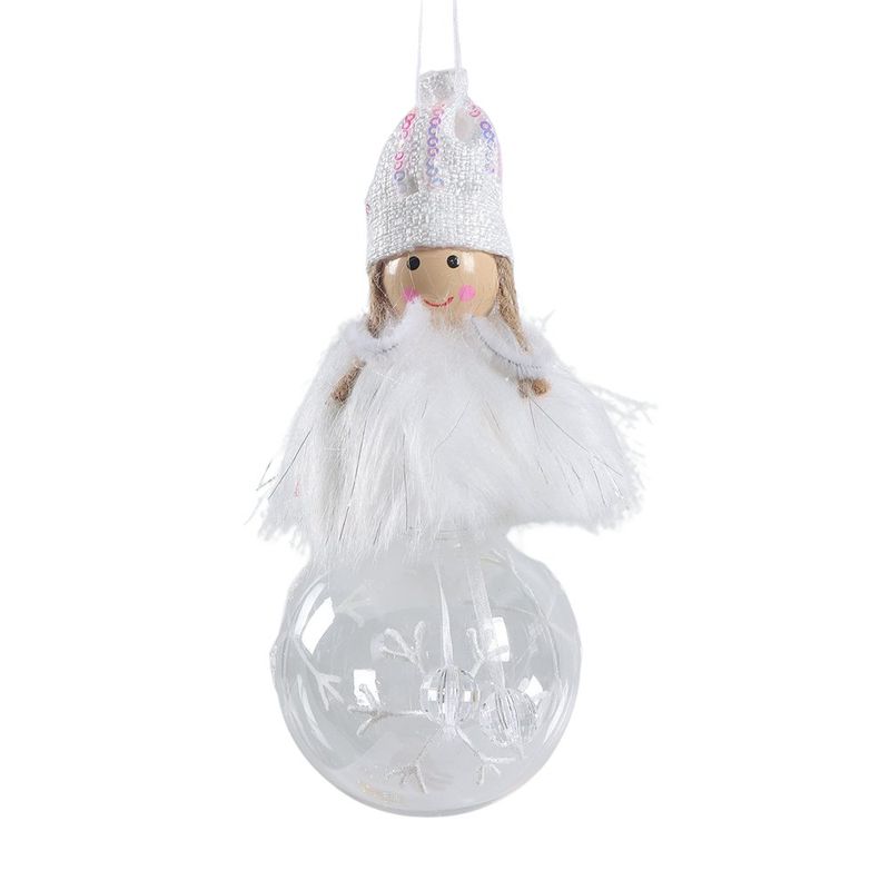 Bomba Diseño Angel Transparente Blanca