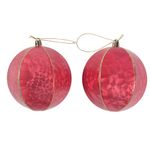 Set de 2 Bombas Rojas 10 cm