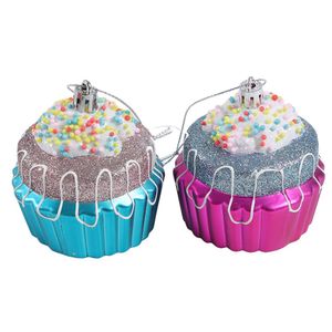 Adornos Navideños Cupcake 7 Cm Multicolor
