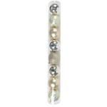 Set de 8 Bombas Navideñas  Dorados 8 cm