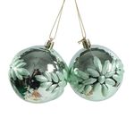 Set de 2 Bombas Flores Verdes