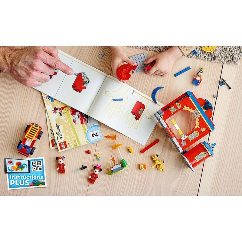 Estación Y Camión De Bomberos Mickey Y Sus Amigos 144 Pzas - Lego