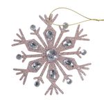 Copo de Nieve Rosado 11Cm