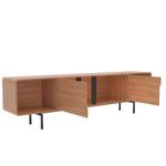 Rack Montana 2 Puertas Café 220x60Cm