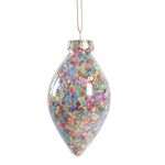 Adorno Navideño Olivo Tornasol 12 Cm